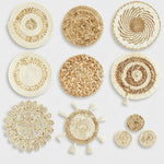 LISTINGOPT::kovosis::11pcs-woven-wall-basket-decor-decorative-rattan-wicker-wall-decor-handmade-wicker-wall-baskets-aesthetic-wall-basket-decor-woven::04-closeup