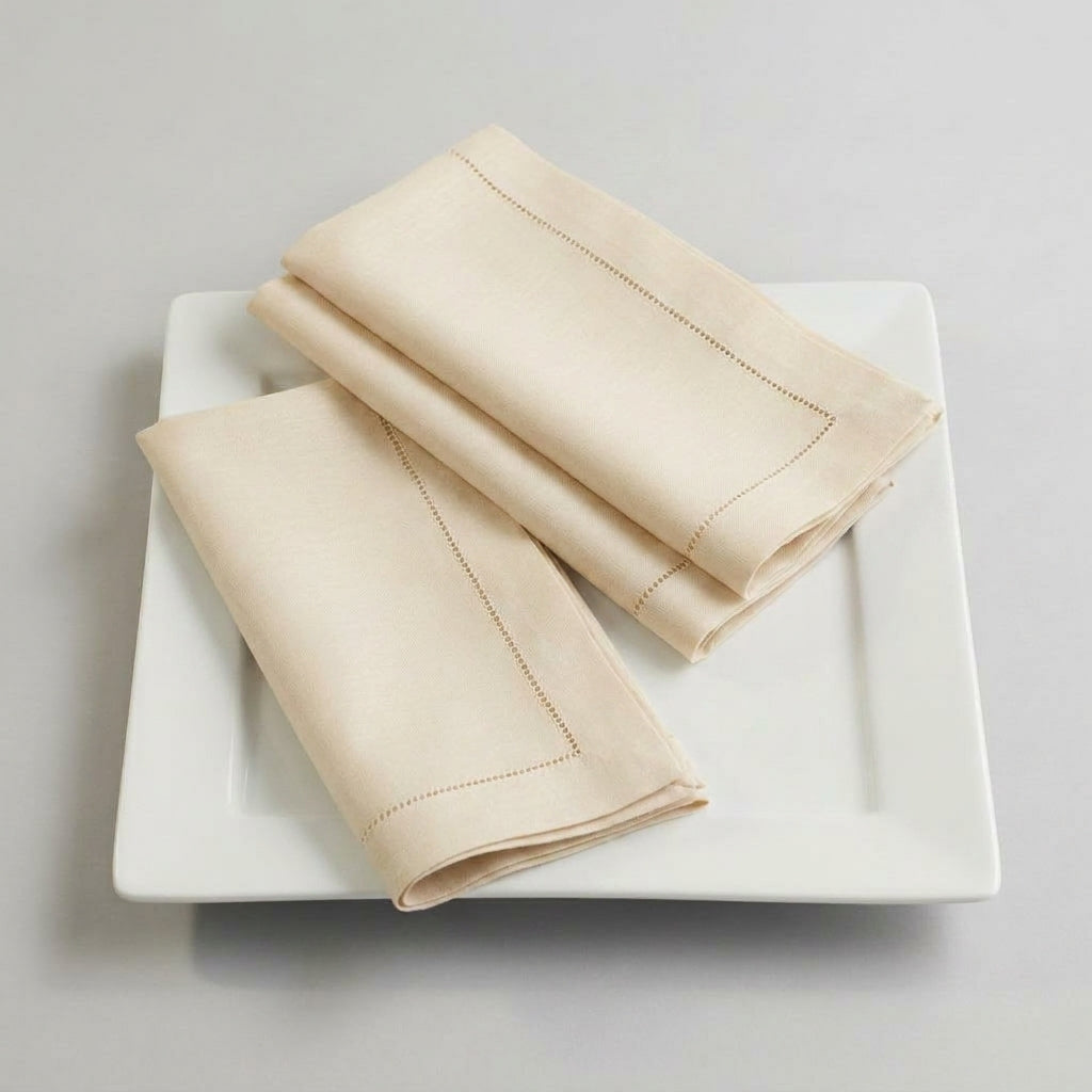LISTINGOPT::kovosis::12-pieces-white-napkins-hemstitched-cocktail-napkin-for-party-wedding-table-cloth-linen-napkins-fabric-cotton-dinner-napkin::color-lace-35x50cm