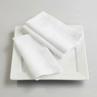 LISTINGOPT::kovosis::12-pieces-white-napkins-hemstitched-cocktail-napkin-for-party-wedding-table-cloth-linen-napkins-fabric-cotton-dinner-napkin::color-white-15x15cm