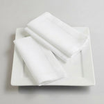 LISTINGOPT::kovosis::12-pieces-white-napkins-hemstitched-cocktail-napkin-for-party-wedding-table-cloth-linen-napkins-fabric-cotton-dinner-napkin::color-white-45x45cm
