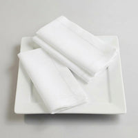 LISTINGOPT::kovosis::12-pieces-white-napkins-hemstitched-cocktail-napkin-for-party-wedding-table-cloth-linen-napkins-fabric-cotton-dinner-napkin::color-white-45x45cm