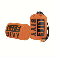 LISTINGOPT::kovosis::12pcs-emergency-sleeping-bag-survival-bivy-sack-emergency-blanket-survival-gear-for-outdoor-hiking-camping::color-orange-2pcs