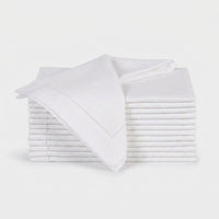 LISTINGOPT::kovosis::12pcs-table-napkins-wedding-party-dinner-table-white-cloth-napkin-restaurant-home-napkins-cotton-linen-handkerchie-4-size::color-12-pcs-white-35x50cm