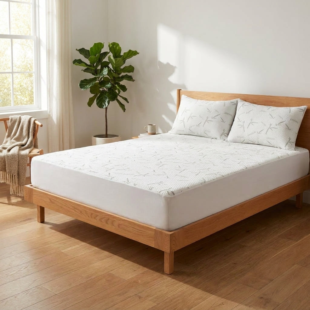 LISTINGOPT::kovosis::1p-cooling-bamboo-fiber-fitted-sheet-breathable-mattress-protector-cover-with-deep-pocket-for-summer::03-lifestyle