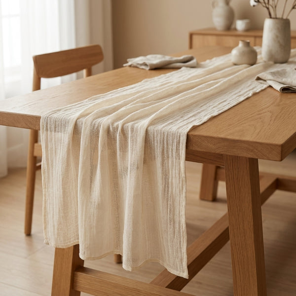 LISTINGOPT::kovosis::1pc-boho-style-cheesecloth-table-runner-long-gauze-sheer-romantictable-runner-for-weddings-and-scene-decor-home-decor::01-hero