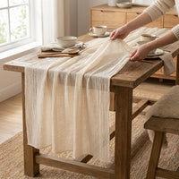 LISTINGOPT::kovosis::1pc-boho-style-cheesecloth-table-runner-long-gauze-sheer-romantictable-runner-for-weddings-and-scene-decor-home-decor::02-inuse