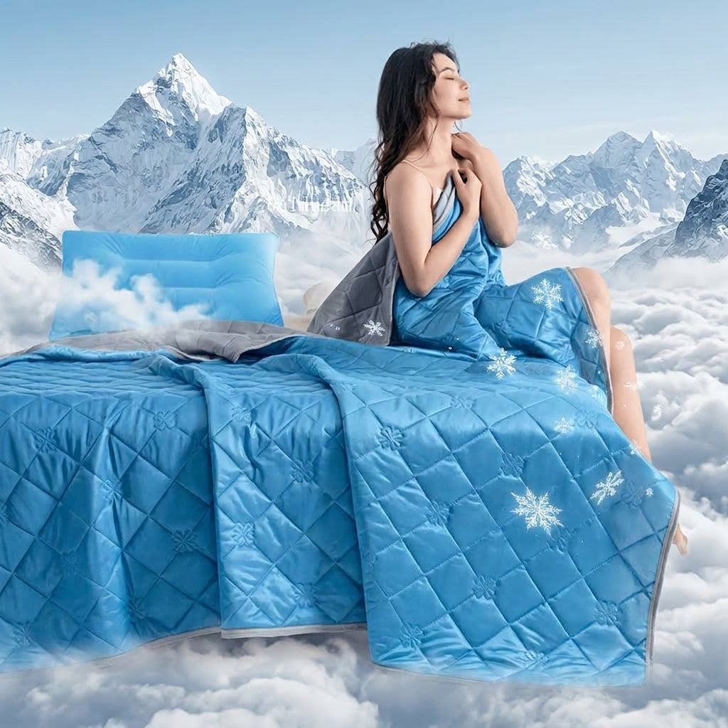 LISTINGOPT::kovosis::1pc-cooling-blanket-cooling-mat-suitable-for-hot-sleepers-cooling-throw-lightweight-cooling-blanket-large-size-summer-heat-absorbing-cover-keeping-adults-cool-summer-blanket-soft-breathable-smooth-lightweight::color-sky-blue