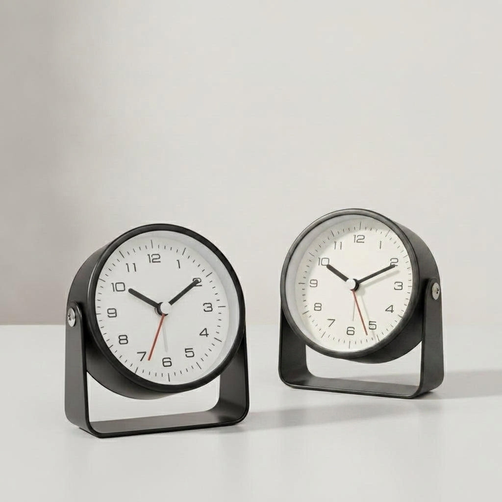 LISTINGOPT::kovosis::1pc-creative-metal-small-alarm-clock-student-specific-silent-desktop-clockminimalist-quartz-clock-for-room-desk-office-decor::color-black