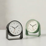 LISTINGOPT::kovosis::1pc-creative-metal-small-alarm-clock-student-specific-silent-desktop-clockminimalist-quartz-clock-for-room-desk-office-decor::color-green