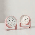 LISTINGOPT::kovosis::1pc-creative-metal-small-alarm-clock-student-specific-silent-desktop-clockminimalist-quartz-clock-for-room-desk-office-decor::color-pink