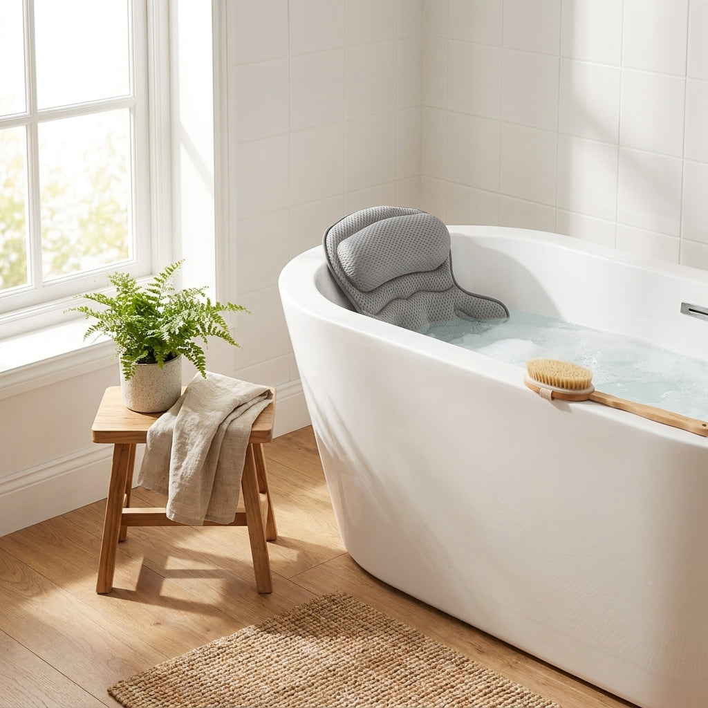 LISTINGOPT::kovosis::1pc-luxury-bath-pillow-with-3d-air-mesh-secure-suction-neckback-support-machine-washable-homespa-use::03-lifestyle