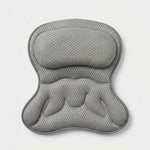LISTINGOPT::kovosis::1pc-luxury-bath-pillow-with-3d-air-mesh-secure-suction-neckback-support-machine-washable-homespa-use::color-grey