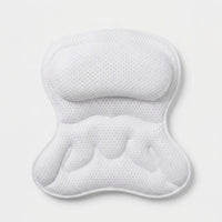 LISTINGOPT::kovosis::1pc-luxury-bath-pillow-with-3d-air-mesh-secure-suction-neckback-support-machine-washable-homespa-use::color-white