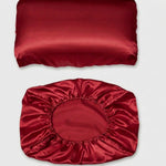 LISTINGOPT::kovosis::1pc-luxury-satin-pillowcase-elegant-red-pink-green-purple-yellow-teal-golden-brown-orange-navy-burgundy::color-deep-red