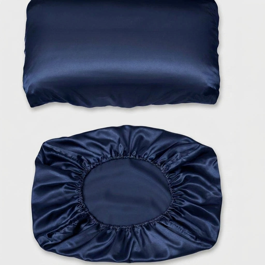 LISTINGOPT::kovosis::1pc-luxury-satin-pillowcase-elegant-red-pink-green-purple-yellow-teal-golden-brown-orange-navy-burgundy::color-navy-blue