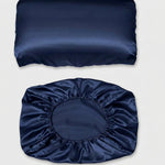 LISTINGOPT::kovosis::1pc-luxury-satin-pillowcase-elegant-red-pink-green-purple-yellow-teal-golden-brown-orange-navy-burgundy::color-navy-blue