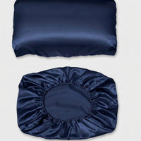 LISTINGOPT::kovosis::1pc-luxury-satin-pillowcase-elegant-red-pink-green-purple-yellow-teal-golden-brown-orange-navy-burgundy::color-navy-blue