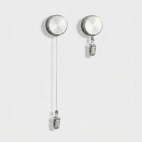 LISTINGOPT::kovosis::1pc-no-drill-self-adhesive-automatic-retractable-towel-rack-wall-mounted-hand-towel-holder-with-stainless-steel-cable-clamp::04-closeup