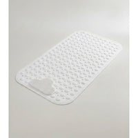 LISTINGOPT::kovosis::1pc-pvc-non-slip-shower-mat-with-suction-cups-drain-holes-massage-shower-rug-bathroom-mat-bathtub-mat-bath-rugs-157x275in::color-white