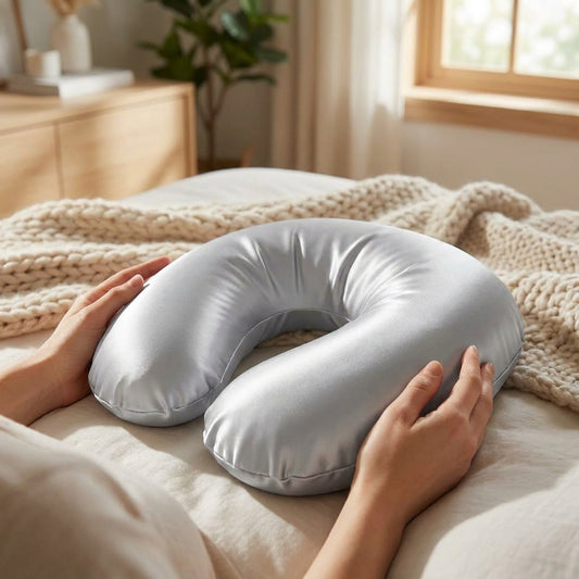 LISTINGOPT::kovosis::1pc-satin-neck-pillow-cover-butterfly-shaped-original-pillow-cover-summer-cool-pillow-cover-6040-pillow-cover-suitable-for-women-as-a-cooling-pillow-cover-with-zipper-designvisible-suitable-as-easter-gifts::02-inuse