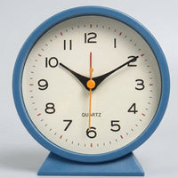 LISTINGOPT::kovosis::1pc-simple-metal-small-alarm-clock-creative-bedside-clock-desktop-mute-student-clock::color-blue