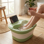 LISTINGOPT::kovosis::1pcs-foldable-home-foot-bath-bucket-massage-foot-wash-leisure-health-bucket-foot-bath-basin-portable-foot-soak-foot-tub::02-inuse