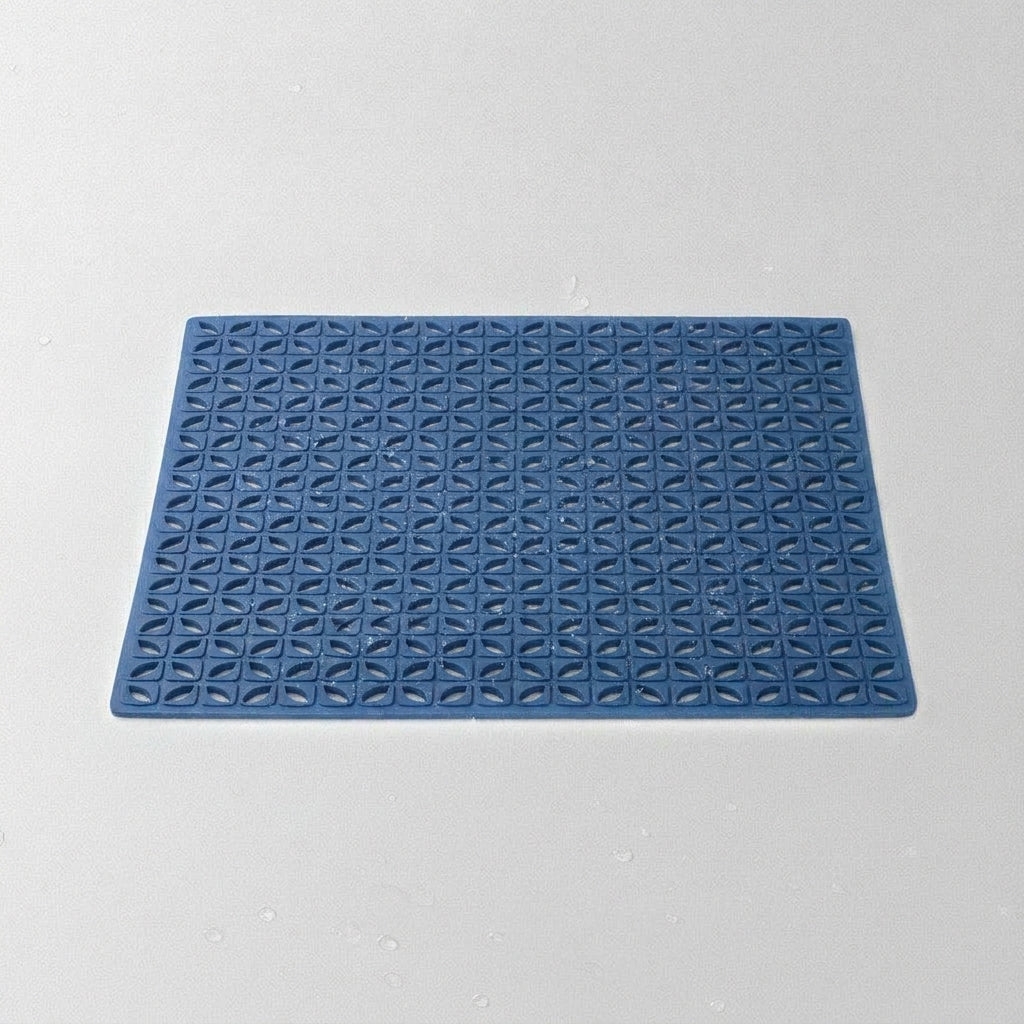 LISTINGOPT::kovosis::1pcs-non-slip-pvc-bathroom-floor-mat-waterproof-shower-room-anti-skid-foot-pad-bath-mat-for-bathroom-rug-toilet-carpet::color-blue