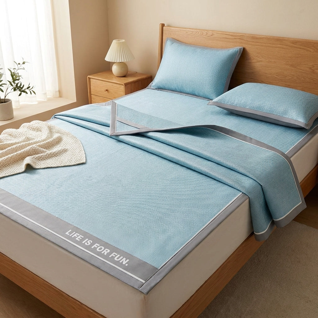 LISTINGOPT::kovosis::1pcs-summer-solid-color-ice-silk-cooling-mat-machine-washable-no-pillowcase-breathable-cool-sleep-mat-for-hot-summer-bedding::01-hero