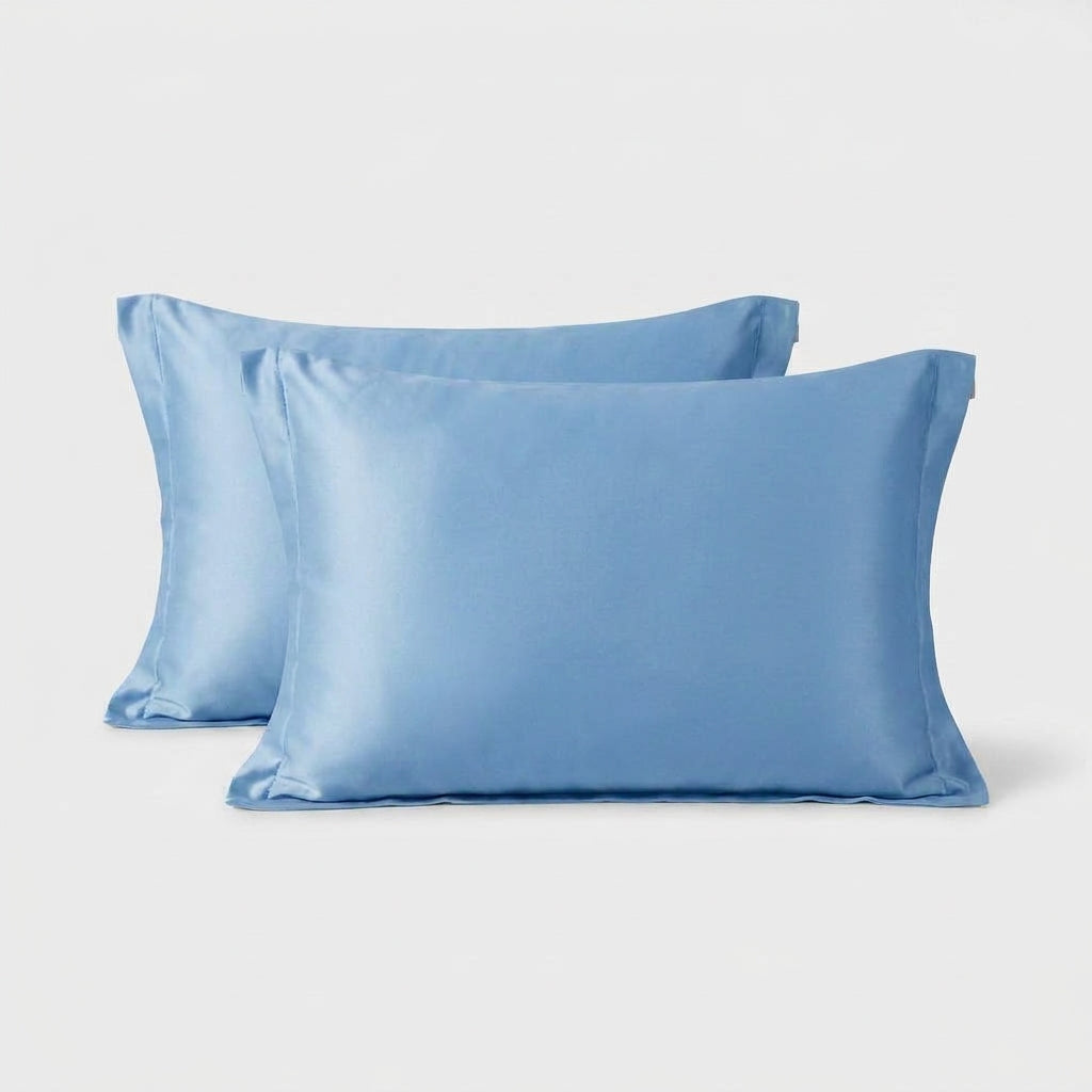 LISTINGOPT::kovosis::2-pack-luxurious-30-mulberry-blended-satin-pillowcases-25-momme-satin-weave-hypoallergenic-solid-color-envelope-closure-120-140gsm::color-blue