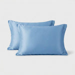 LISTINGOPT::kovosis::2-pack-luxurious-30-mulberry-blended-satin-pillowcases-25-momme-satin-weave-hypoallergenic-solid-color-envelope-closure-120-140gsm::color-blue