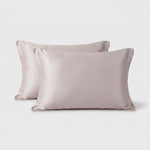 LISTINGOPT::kovosis::2-pack-luxurious-30-mulberry-blended-satin-pillowcases-25-momme-satin-weave-hypoallergenic-solid-color-envelope-closure-120-140gsm::color-pale-pinkish-gray