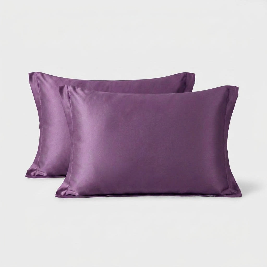 LISTINGOPT::kovosis::2-pack-luxurious-30-mulberry-blended-satin-pillowcases-25-momme-satin-weave-hypoallergenic-solid-color-envelope-closure-120-140gsm::color-purple