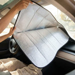 LISTINGOPT::kovosis::2026-for-tesla-model-y-juniper-model-3-highland-windshield-sunshade-sun-blockage-foldable-heat-insulation-sunshade-storage-bag::02-inuse