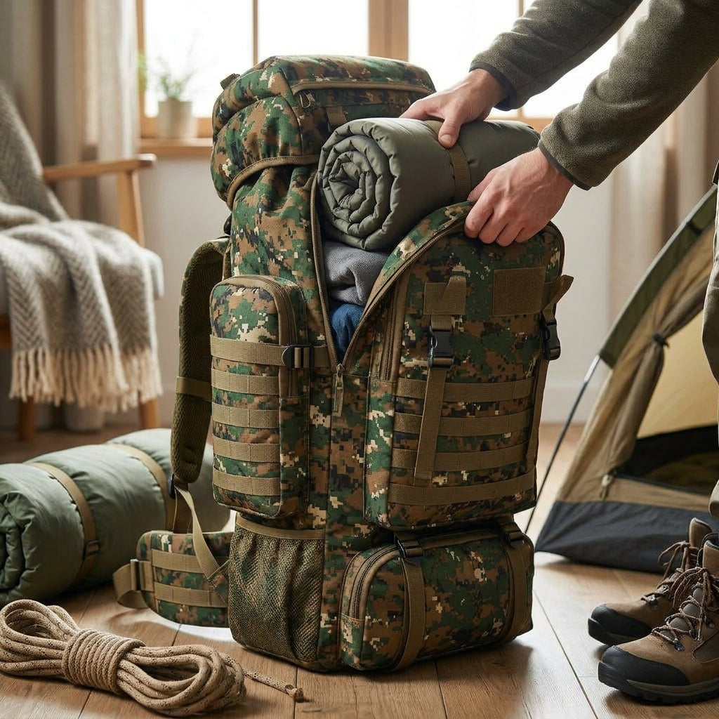 LISTINGOPT::kovosis::2113gal-large-tactical-backpack-for-men-heavy-duty-hiking-camping-rucksack-with-molle-system-durable-outdoor-travel-daypack-for-hunting-trekking::02-inuse