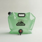 LISTINGOPT::kovosis::211gal-portable-water-container-with-faucet-foldable-lightweight-durable-pet-material-ideal-for-camping-hiking-travel-outdoor-activities-camping-water-jug::color-green