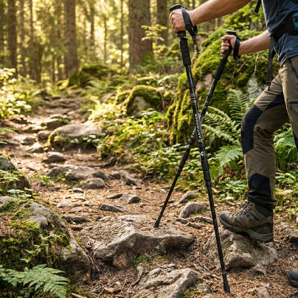 LISTINGOPT::kovosis::2pcs-adjustable-aluminum-alloy-trekking-poles-2362-inches-596-inches-adjustable-at-will-suitable-for-hiking-rock-climbing-and-outdoor-adventure-perfect-labor-day-equipment-for-hiking-enthusiasts::02-inuse