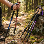 LISTINGOPT::kovosis::2pcs-aluminum-hiking-sticks-telescoping-trekking-poles-ultralight-portable-climbing-walking-stick-mountaineering::02-inuse