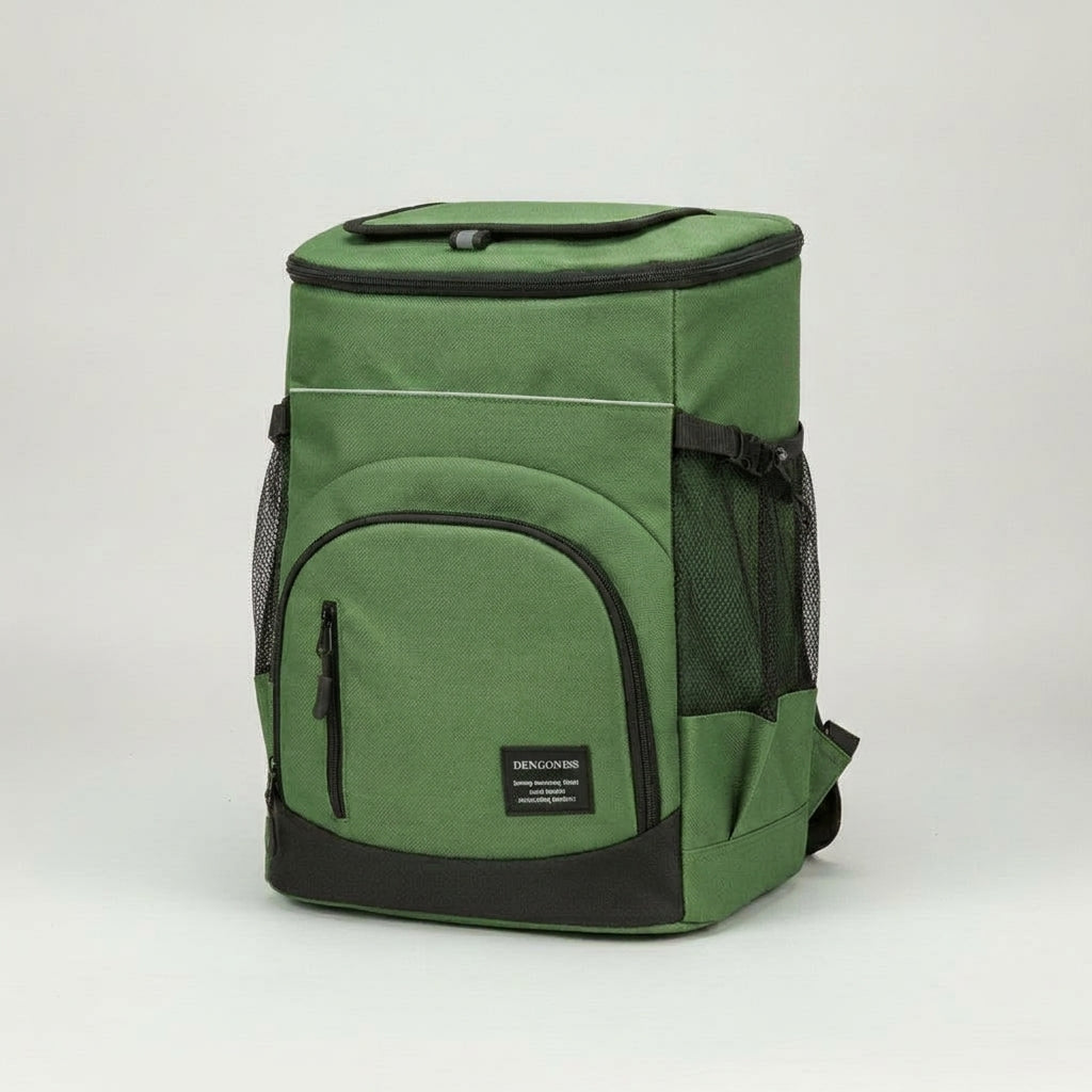 LISTINGOPT::kovosis::30l-cooler-bag-soft-large-36-cans-thermal-backpack-insulated-bag-fridge-travel-beach-ice-beer-leak-proof-food-storage-backpack::color-green