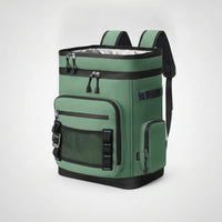 LISTINGOPT::kovosis::30l-waterproof-insulated-cooler-backpack-for-men-women-leak-proof-cooler-rucksack-for-camping-beach-fishing-picnic-travel-bag::color-green