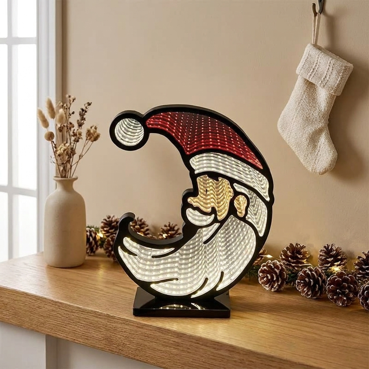LISTINGOPT::kovosis::3d-santa-infinity-lights-for-festive-glow::01-hero