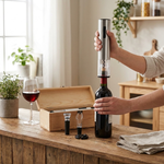 LISTINGOPT::kovosis::4-in-1-electric-wine-opener-for-effortless-serving::02-inuse
