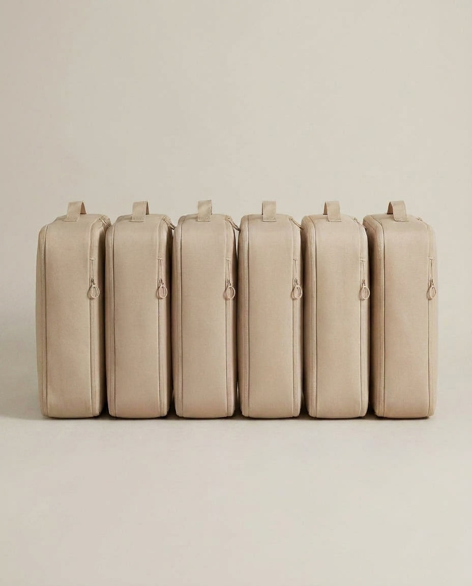 LISTINGOPT::kovosis::4pcsset-compression-packing-clothes-down-jacket-cotton-quilt-storage-foldable-large-capacity-expansion-organizer-bag::color-beige