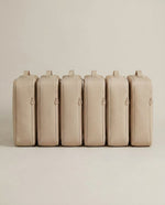 LISTINGOPT::kovosis::4pcsset-compression-packing-clothes-down-jacket-cotton-quilt-storage-foldable-large-capacity-expansion-organizer-bag::color-beige