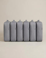 LISTINGOPT::kovosis::4pcsset-compression-packing-clothes-down-jacket-cotton-quilt-storage-foldable-large-capacity-expansion-organizer-bag::color-gray