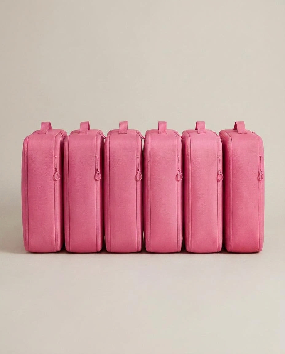 LISTINGOPT::kovosis::4pcsset-compression-packing-clothes-down-jacket-cotton-quilt-storage-foldable-large-capacity-expansion-organizer-bag::color-pink