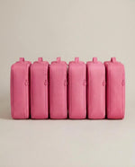 LISTINGOPT::kovosis::4pcsset-compression-packing-clothes-down-jacket-cotton-quilt-storage-foldable-large-capacity-expansion-organizer-bag::color-pink