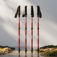 LISTINGOPT::kovosis::5-section-outdoor-fold-trekking-pole-camping-portable-walking-hiking-stick-for-nordic-elderly-telescopic-easy-put-into-bag-1-pcs::color-red