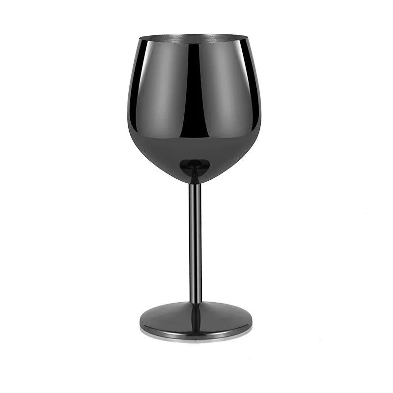 LISTINGOPT::kovosis::500ml-stainless-steel-goblet-red-wine-cocktail-glass-unbreakable-metal-tall-champagne-glass-bar-ktv-european-style-goblet-glass::color-electroplated-black