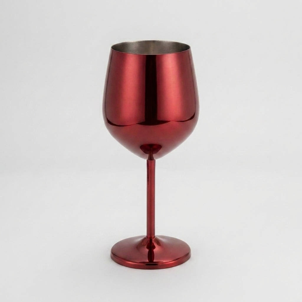 LISTINGOPT::kovosis::500ml-stainless-steel-goblet-red-wine-cocktail-glass-unbreakable-metal-tall-champagne-glass-bar-ktv-european-style-goblet-glass::color-red