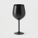 LISTINGOPT::kovosis::500ml-stainless-steel-unbreakable-tall-champagne-glass-bar-ktv-european-style-goblet-glass-goblet-metal-red-wine-cocktail-glass::color-black